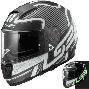 Helma na silniční motocykl, cestovní enduro fluorescentní