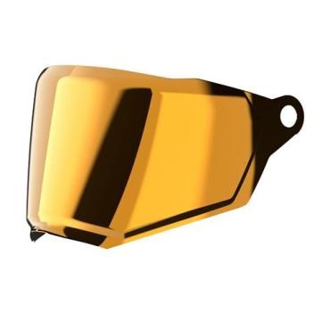 Náhradní zlaté iridiové plexi pro helmu