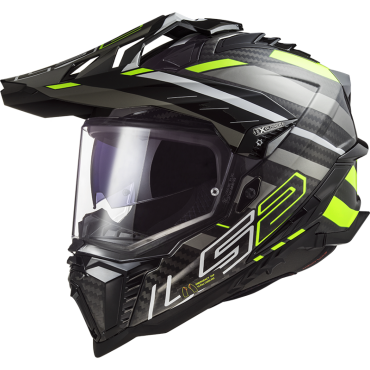 Karbonová helma na enduro, motorku
