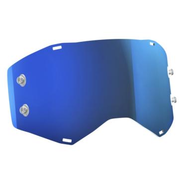 Zrcadlové modré sklo do motokrosových brýlí