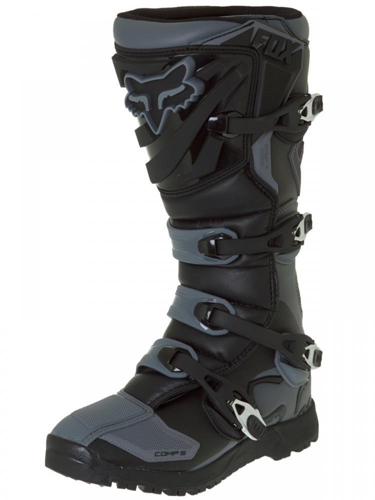 Comp 5 Offroad Boot Black Grey MotoQuadShop