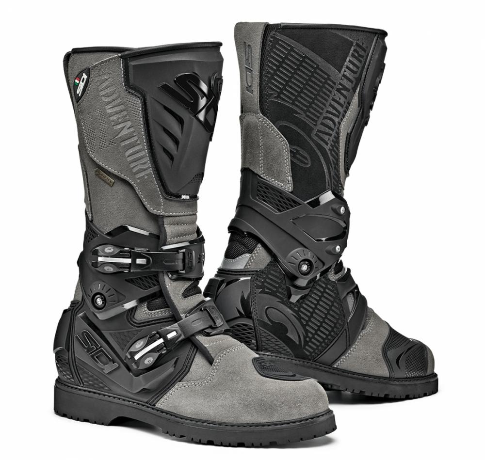 Pánské boty na cestovní enduro, čtyřkolku, motorku - Adventure 2 Gore-tex grey-black