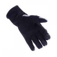 Leather/Textile gloves B/Grey