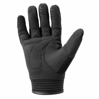Leather/Textile gloves B/Grey