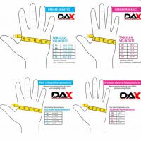 Leather/Textile gloves B/Grey