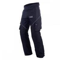 Men Textile trousers. Protectors, Black