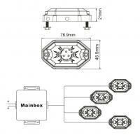 Rock Light RGB, 12/24V, Bluetooth, 12x3W, 810-3003-12