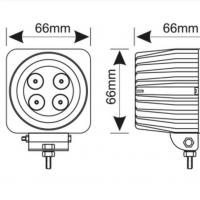 LED Work, 12W,  810-5012-4