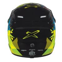 Junior X Cross Crush Helmet (DOT/ECE) Black with graphics