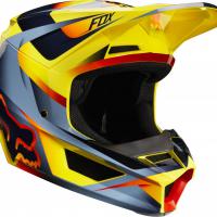V1 Motif Helmet Yellow