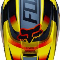V1 Motif Helmet Yellow