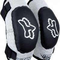 Peewee Titan Youth Elbow Black/Silver M/L