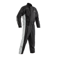 0204 HI-VIS WATERPROOF SUIT BLK/GRY