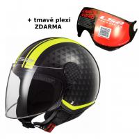 OF558 SPHERE LUX CRUSH BLACK H-V YELLOW + AKCE + tmavé plexi ZDARMA