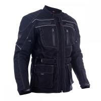Textile long jackets, MaxDura with lining, Protectors, Black