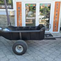 ATV TRAILER GARDEN 680 BLACK, 2 kola