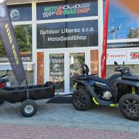 ATV TRAILER GARDEN 680 BLACK, 2 kola