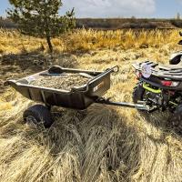 ATV TRAILER GARDEN 680 BLACK, 2 kola