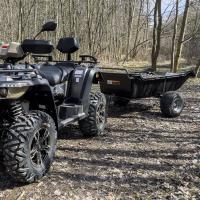 ATV TRAILER GARDEN 680 BLACK, 2 kola