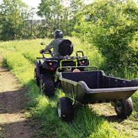 ATV TRAILER GARDEN 680 BLACK, 2 kola