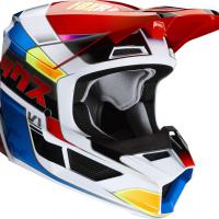 V1 Yorr Helmet, Ece Blue/Red