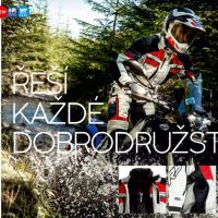 2972 Pro Series Adventure-X Airbag CE Mens Textile JKT Ice/Blue/Red