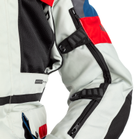 2972 Pro Series Adventure-X Airbag CE Mens Textile JKT Ice/Blue/Red