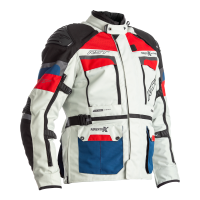 2972 Pro Series Adventure-X Airbag CE Mens Textile JKT Ice/Blue/Red