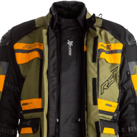 2409 Pro Series Adventure-X CE Mens Textile jacket Green/Ochre