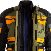2409 Pro Series Adventure-X CE Mens Textile jacket Green/Ochre