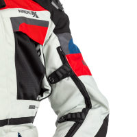 2409 Pro Series Adventure-X CE Mens Textile jacket Ice/Blue/Red/Black