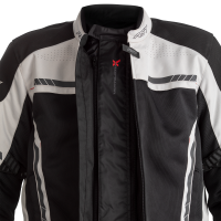 2367 Pro Series Ventilator-X CE Mens Textile jacket Silver/Black