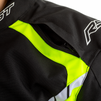 2364 Axis CE Mens Textile jacket Black/Flo Yellow/ White