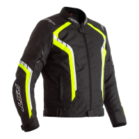 2364 Axis CE Mens Textile jacket Black/Flo Yellow/ White