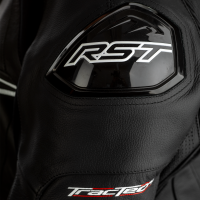 2357 Tractech Evo 4 CE Mens Leather jacket Black/Black,