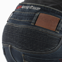 2327 Reinforced Tech Pro CE Short Leg Mens Textile jean Dark Blue