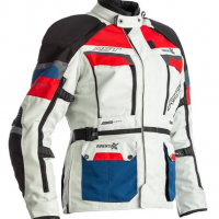 2380 Pro Series Adventure-X CE Ladies Textile jacket Ice/Blue/Red