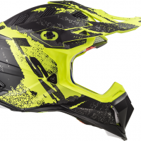 MX470 SUBVERTER CLAW MATT BLACK HI VIS YELLOW