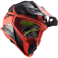 MX437 FAST EVO ROAR MATT BLACK RED