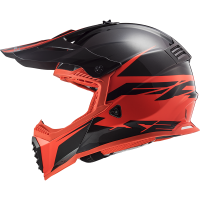MX437 FAST EVO ROAR MATT BLACK RED