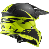MX437 FAST EVO ROAR MATT BLACK HI-V YELLOW