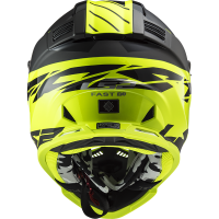 MX437 FAST EVO ROAR MATT BLACK HI-V YELLOW