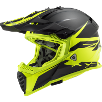 MX437 FAST EVO ROAR MATT BLACK HI-V YELLOW