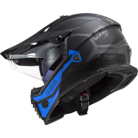 MX436 PIONEER EVO COBRA MATT BLACK BLUE