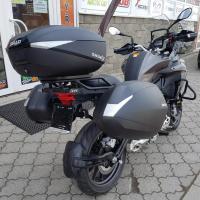 SH58X černý s karbonovým víkem, rozšiřitelný, 58l