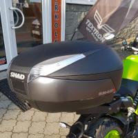 SH48 tmavě šedý, vč. opěrky, karbonového víka a zámku, 48l