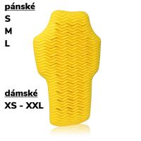  homologovaný, žlutý pro dámské bundy Acerbis všech velikostí a pánské bundy Acerbis ve vel.S, M, L 