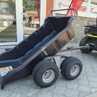 ATV TRAILER GARDEN 680 BLACK, 4 kola