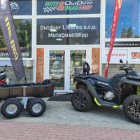 ATV TRAILER GARDEN 680 BLACK, 4 kola