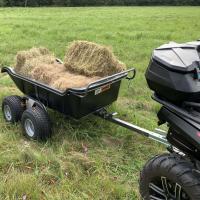 ATV TRAILER GARDEN 680 BLACK, 4 kola